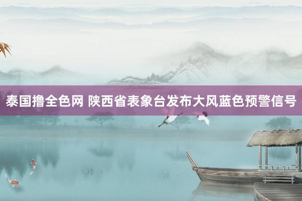 泰国撸全色网 陕西省表象台发布大风蓝色预警信号