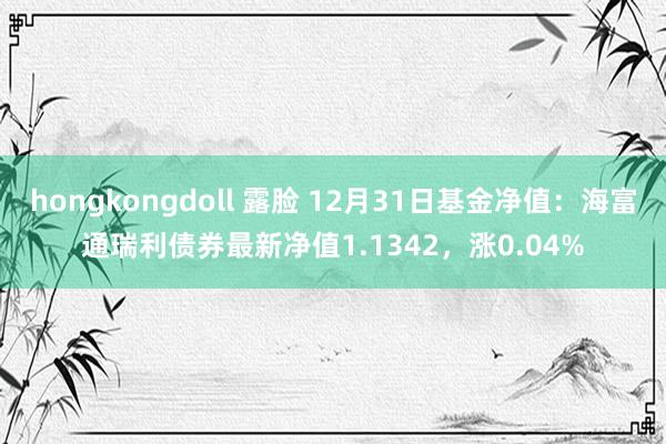 hongkongdoll 露脸 12月31日基金净值：海富通瑞利债券最新净值1.1342，涨0.04%