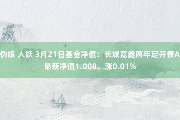 伪娘 人妖 3月21日基金净值：长城嘉鑫两年定开债A最新净值1.008，涨0.01%