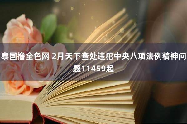 泰国撸全色网 2月天下查处违犯中央八项法例精神问题11459起