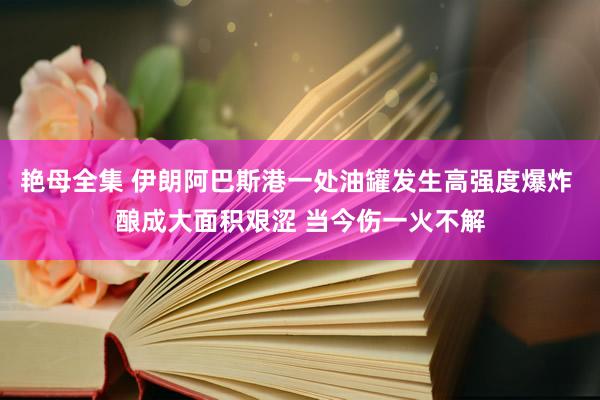 艳母全集 伊朗阿巴斯港一处油罐发生高强度爆炸 酿成大面积艰涩 当今伤一火不解